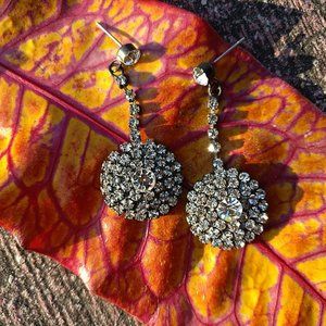 ❤️Vintage Earrings with brillants❤️